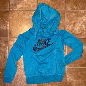 Nike camo cowl neck hoodie!